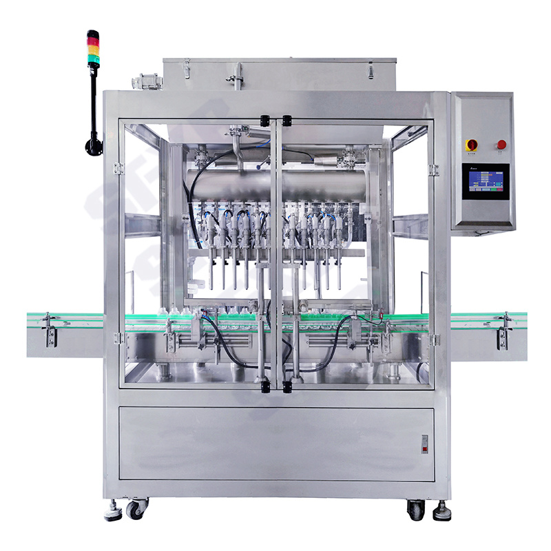 XBZLS-8/12 head automatic head self-flow liquid filling machine