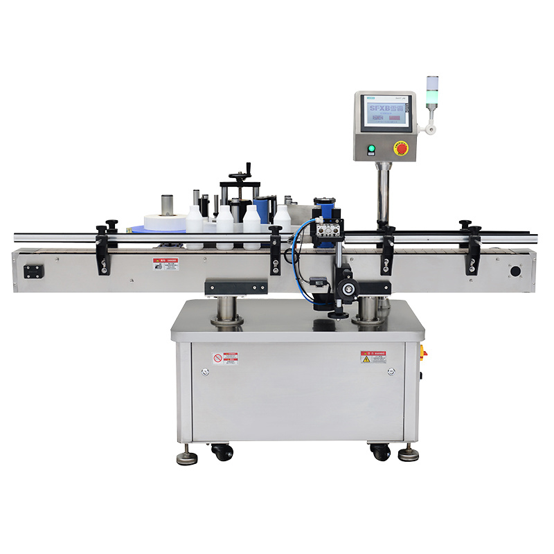 เครื่องติดฉลากและจัดวางขวดกลมอัตโนมัติ SF-3040