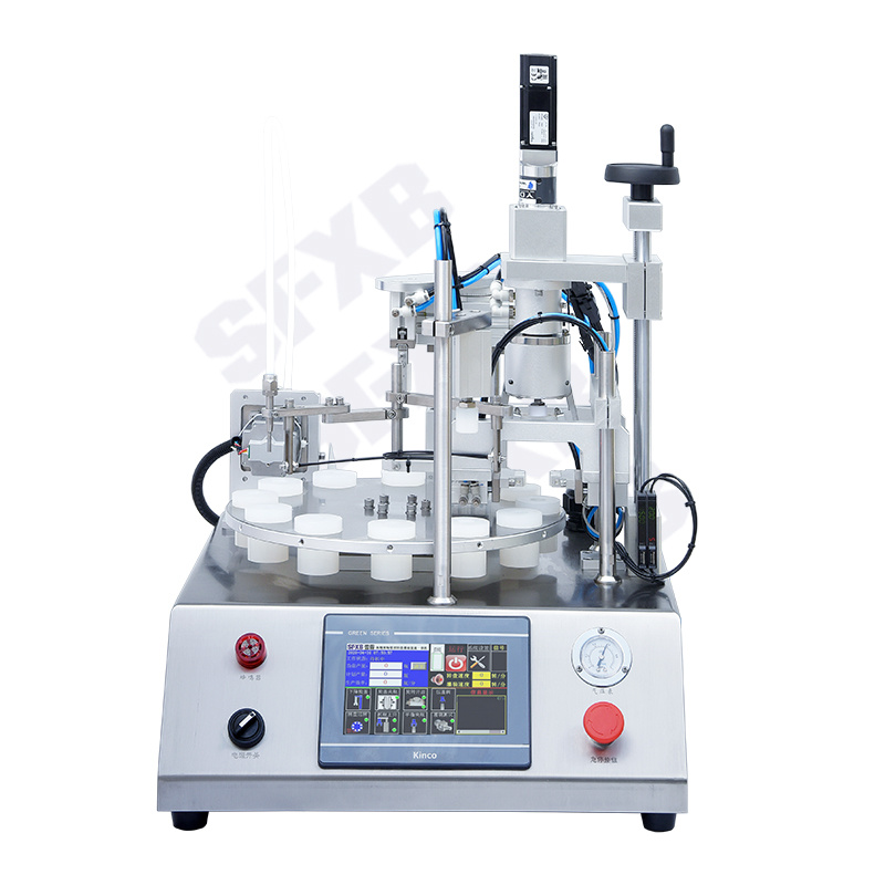 XBZP-25 Desktop Ceramic Pump Filling and Capping Machine