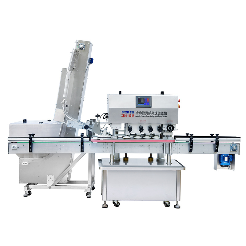 Fully automatic frequency conversion high speed capping machine