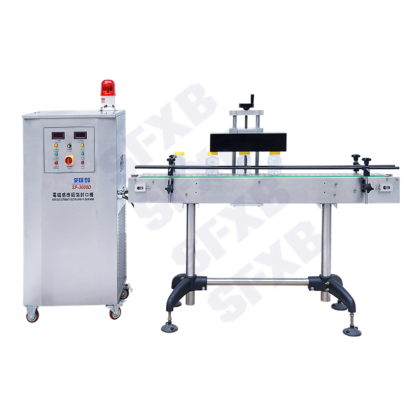 SF-3000 Water-cooled automatic electromagnetic induction aluminum foil sealing machine