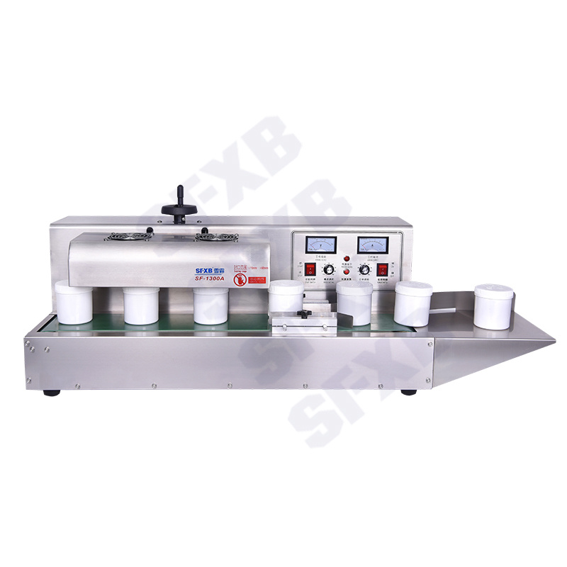 SF-1300 desktop automatic electromagnetic induction aluminum foil sealing machine