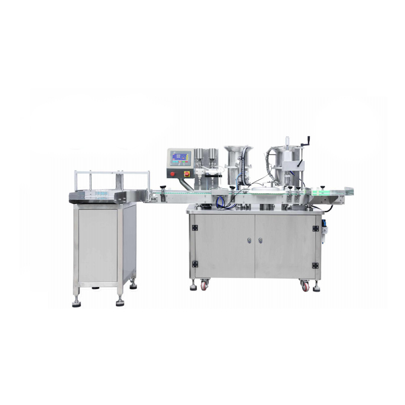 Dual-servo high-precision ceramic pump vial filling and capping machine