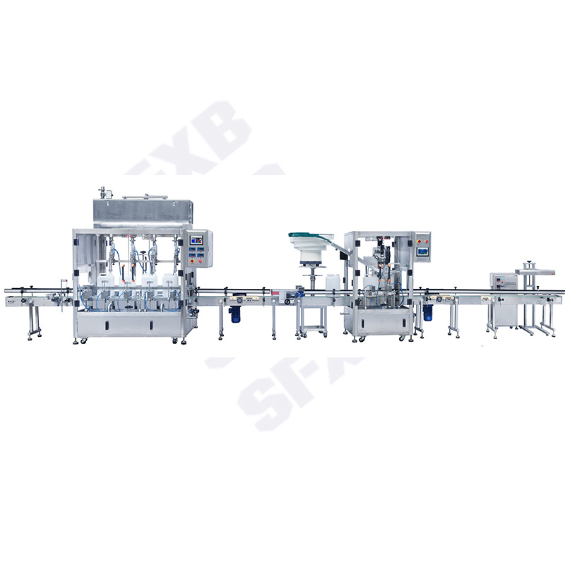 XBCZ 4/6/8-Head Automatic Weighing Liquid Filling Line