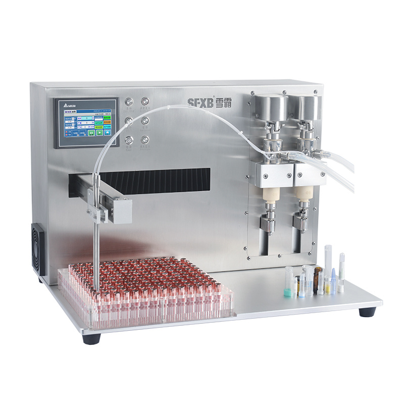 XBZXY-2 matrix high precision rotary valve plunger ceramic pump filling machine